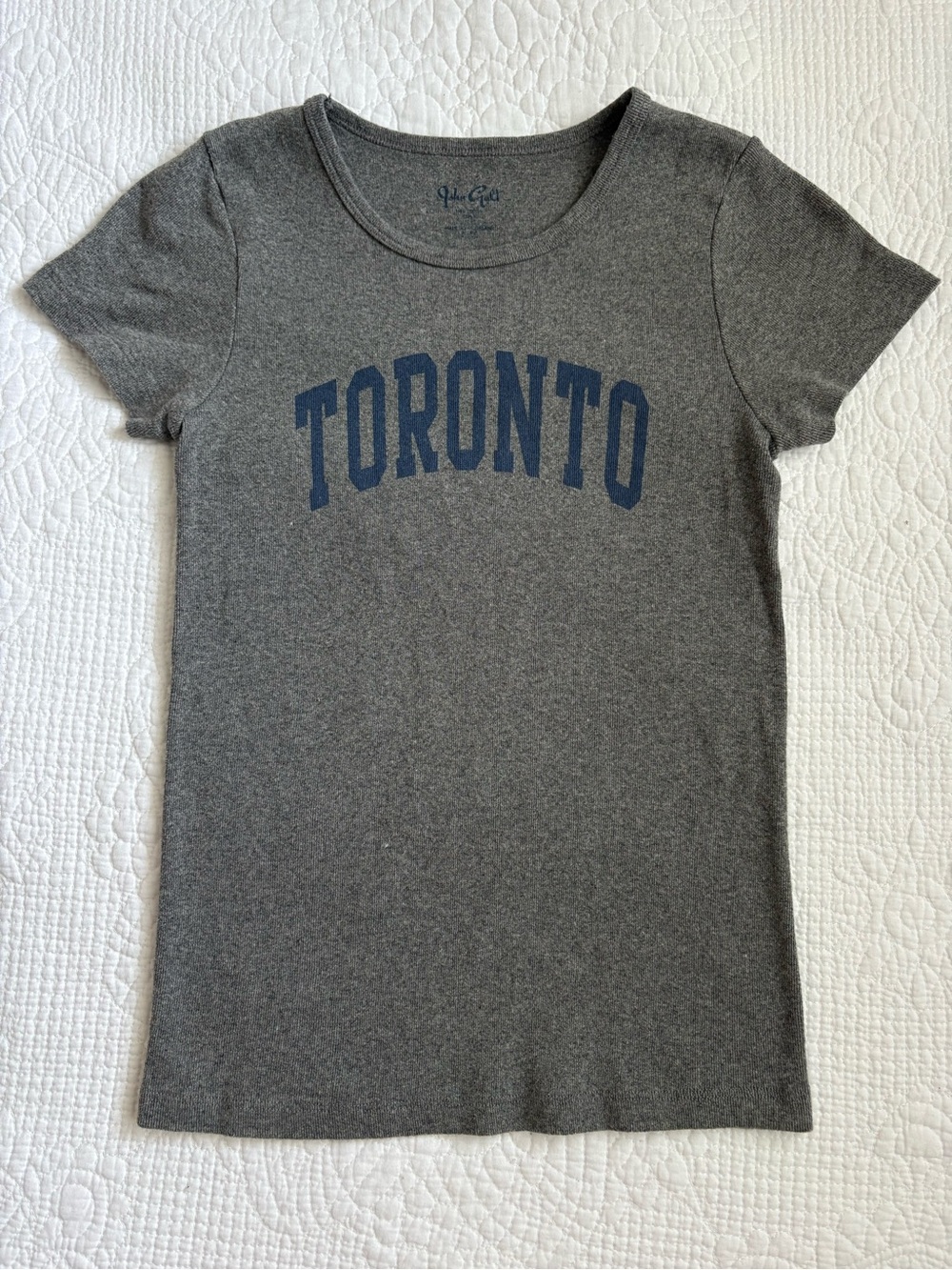 Brandy Melville 100% Cotton John Galt Toronto Graphic Baby Tee